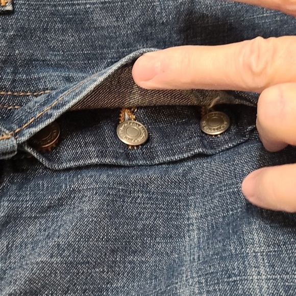 London Jean Womens Button Fly Jeans Pockets Sz 6 EUC - Picture 3 of 12